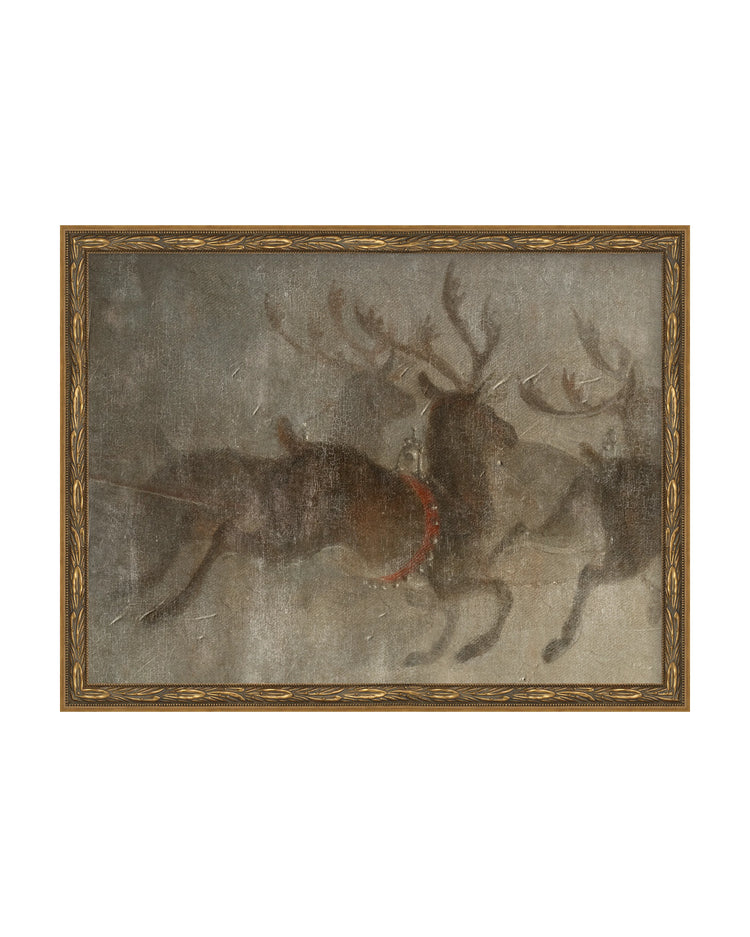 Framed - Laurel Gold - Rag - Classic / 17.5 x 13.5