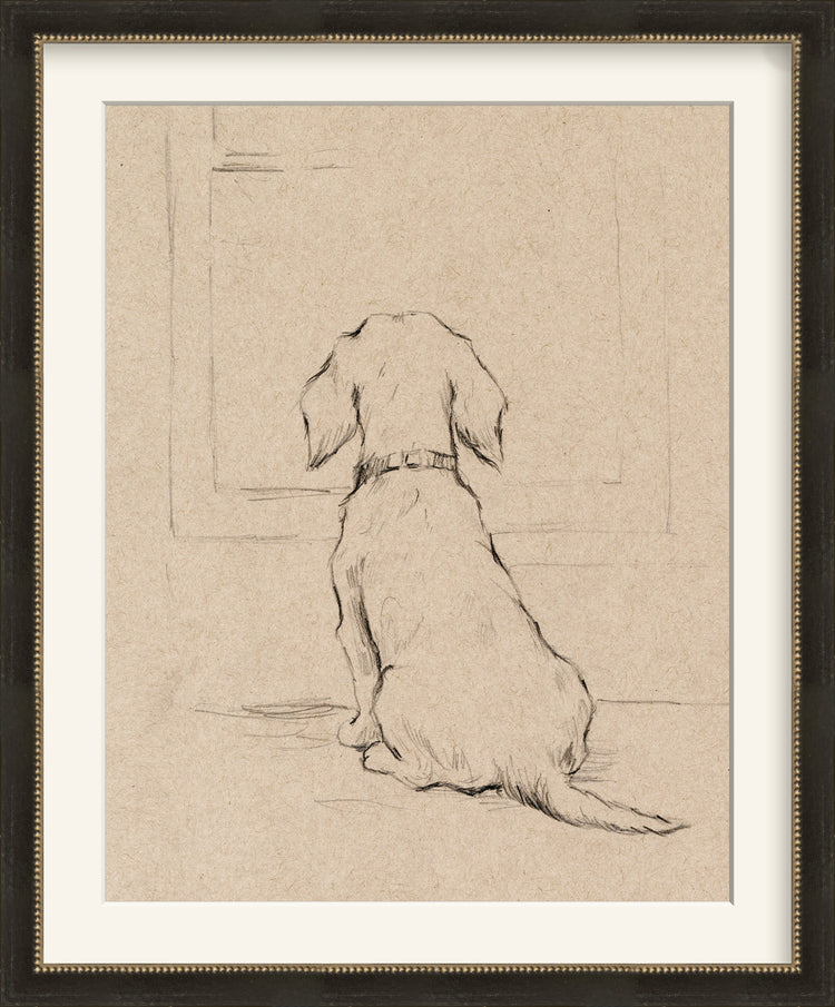 Framed - Vintage Black and Silver & Mat / 14.5 x 17.5