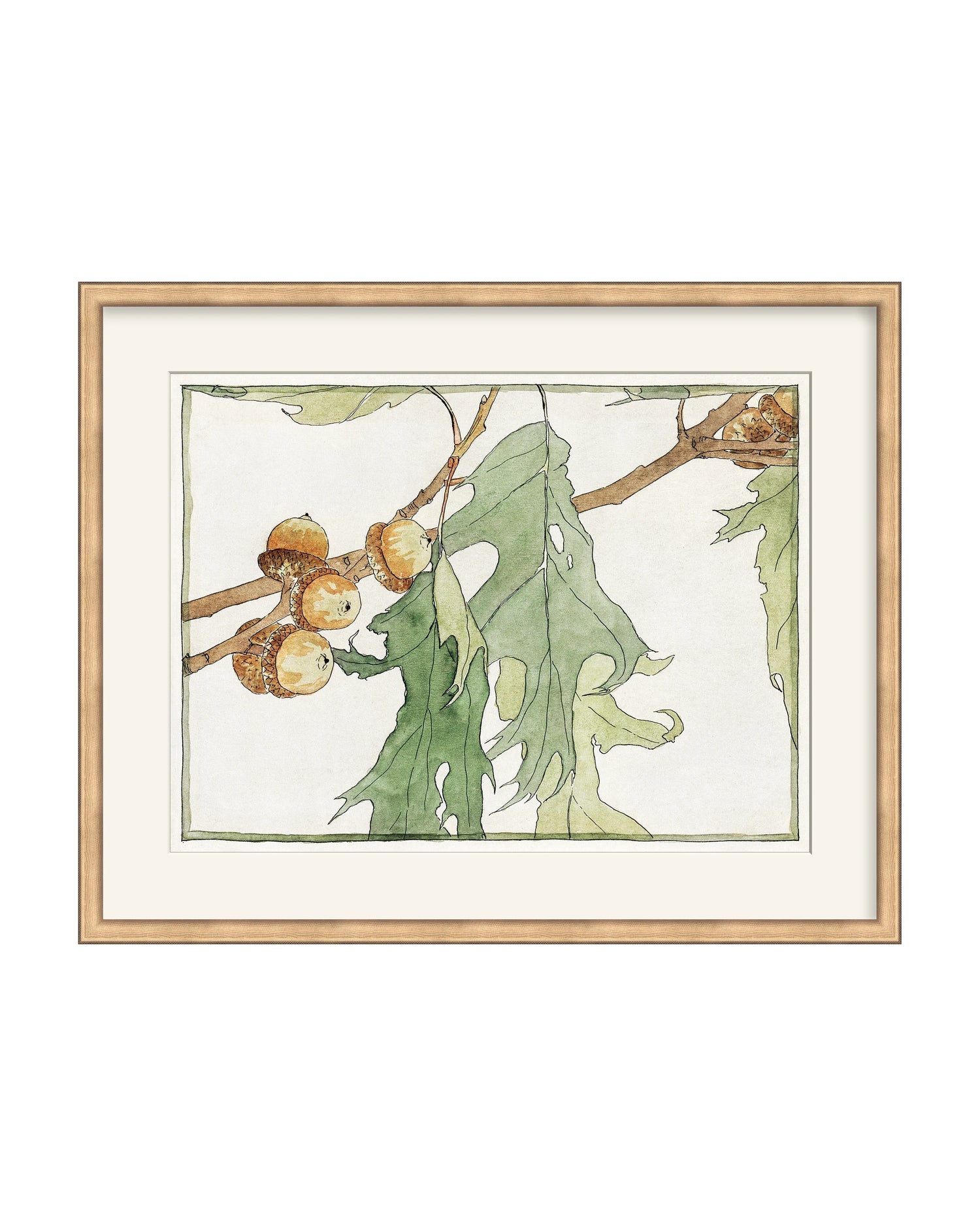 Framed - Timeless Gold - Rag - Warm White Mat / 25.75 x 20.75