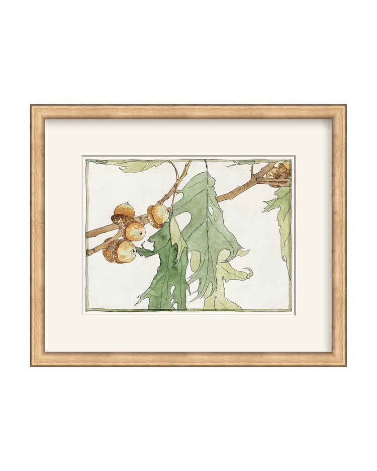 Framed - Timeless Gold - Rag - Warm White Mat / 17.75 x 14.75