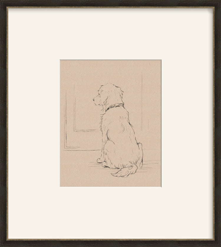 Framed - Vintage Black and Silver & Mat / 17.5 x 19.5