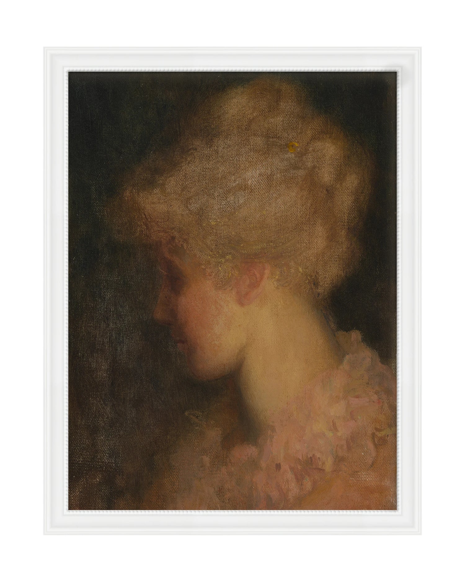 Framed - Alabaster White - Rag - Classic / 13.75 x 17.75