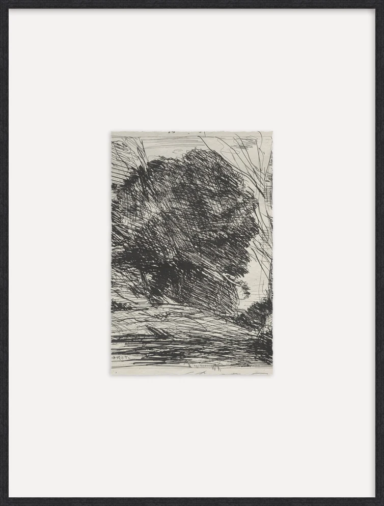 Ink Forest - Custom Framed Print with Mat