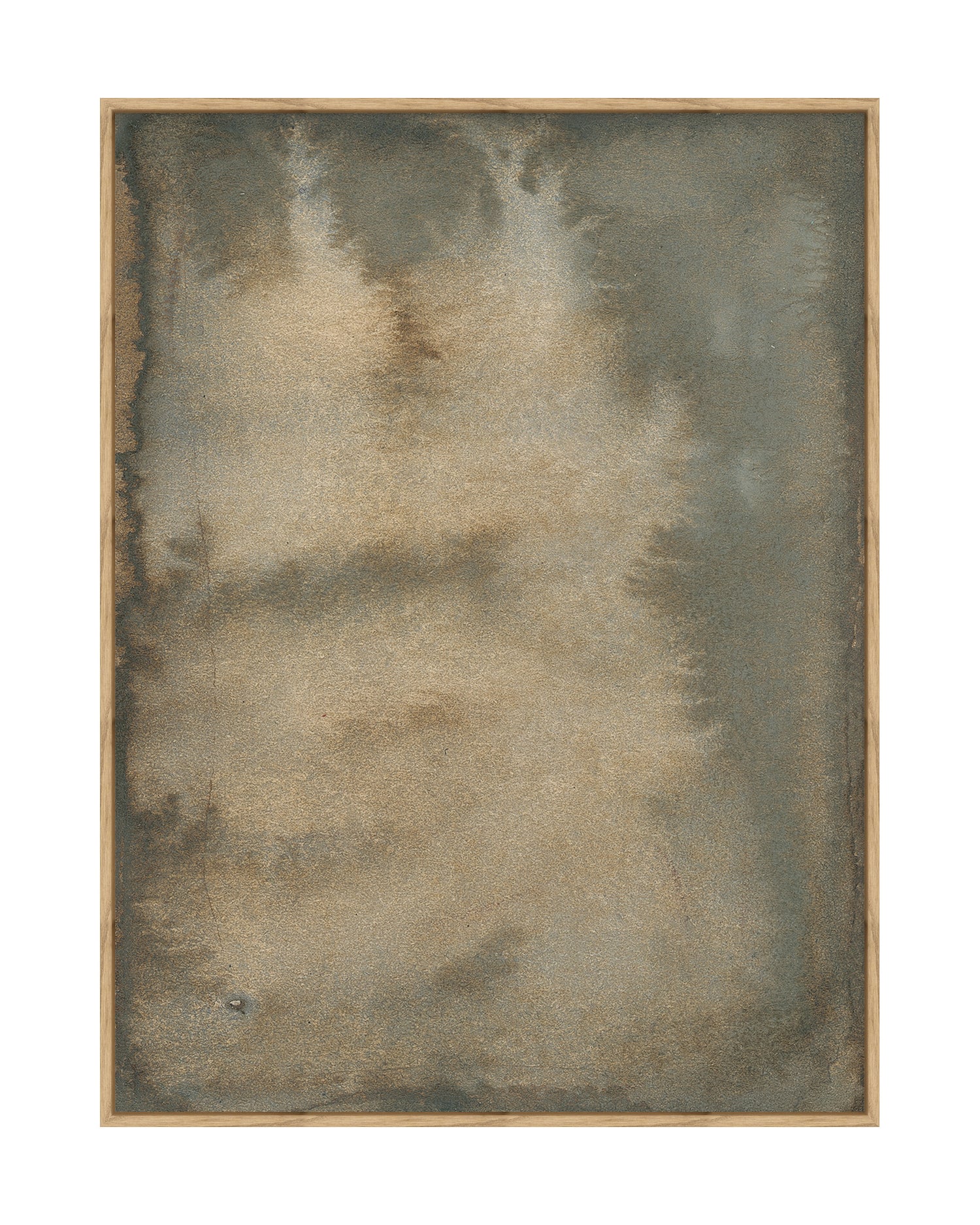 Framed - Gallery Natural Oak Floater - Stretched Canvas - Classic / 18.75 x 24.75