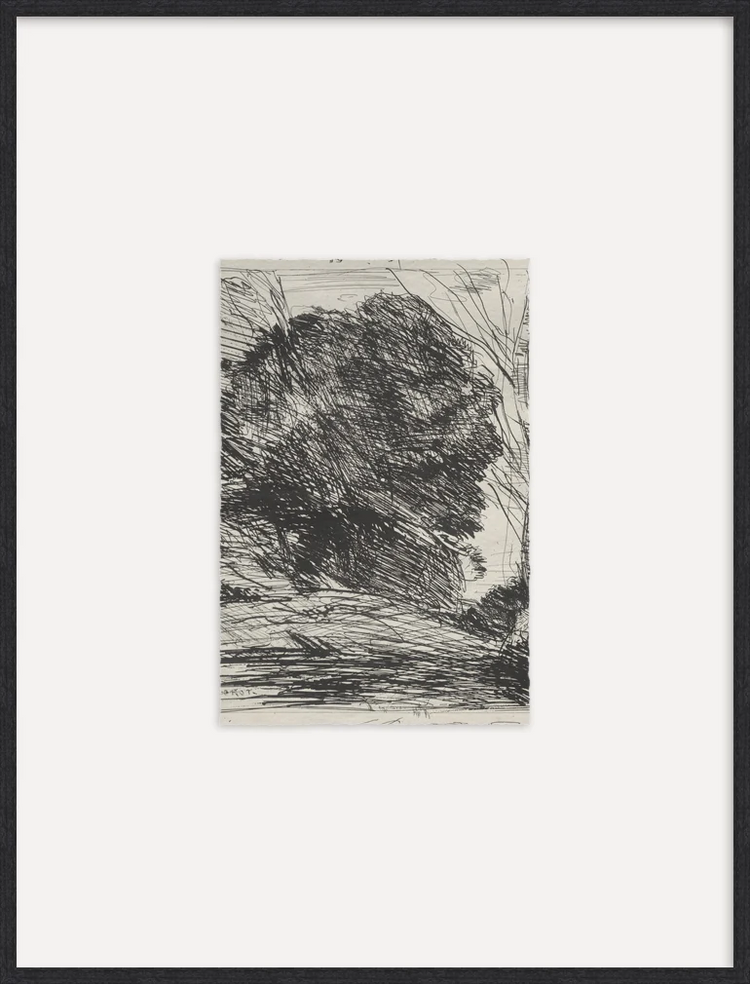 Ink Forest - Custom Framed Print with Mat