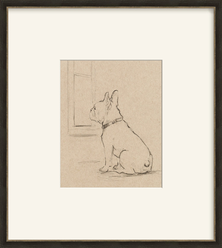 Framed - Vintage Black and Silver & Mat / 17.5 x 19.5
