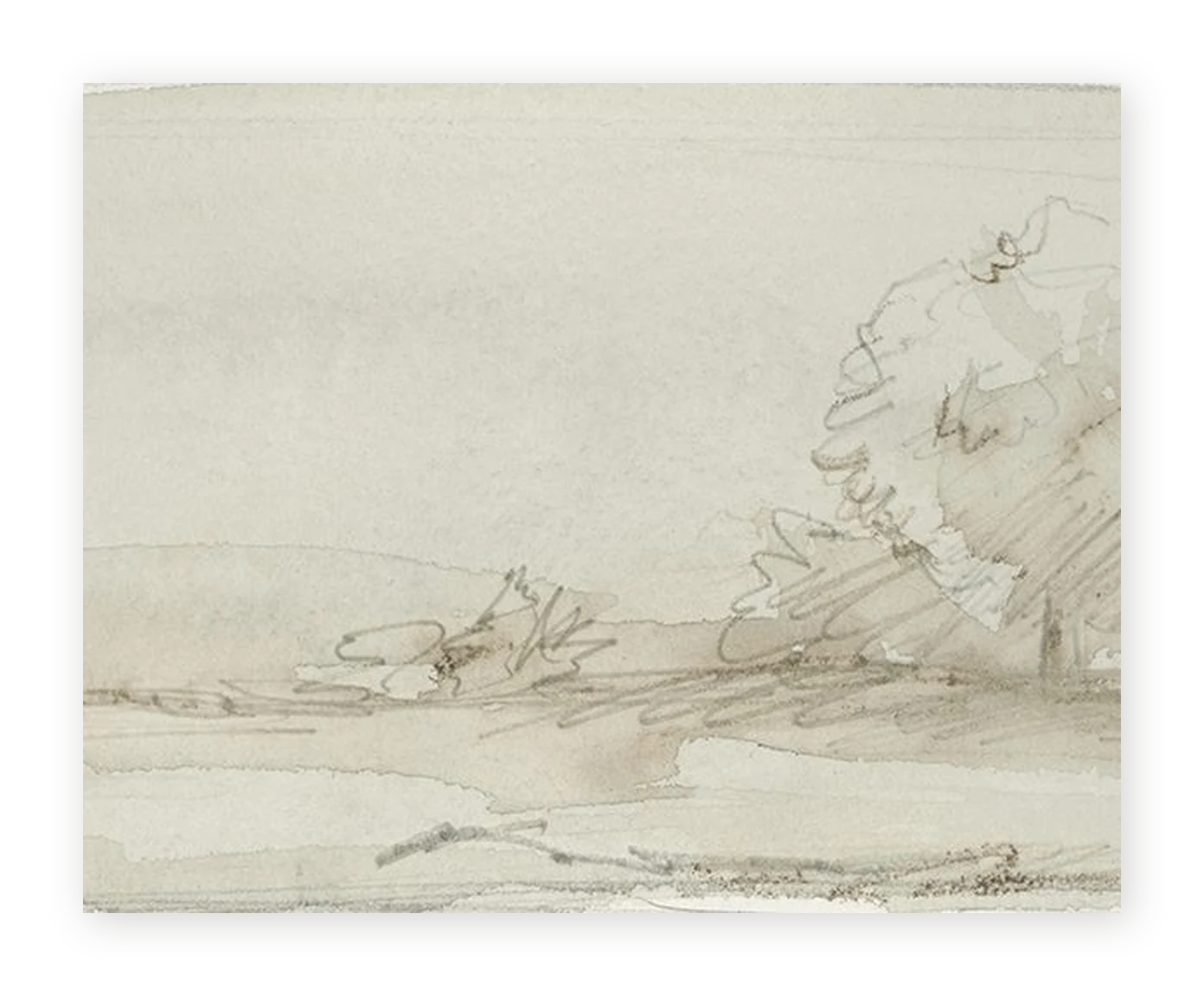 Watercolor Landscape Study III - Fine Art Print
