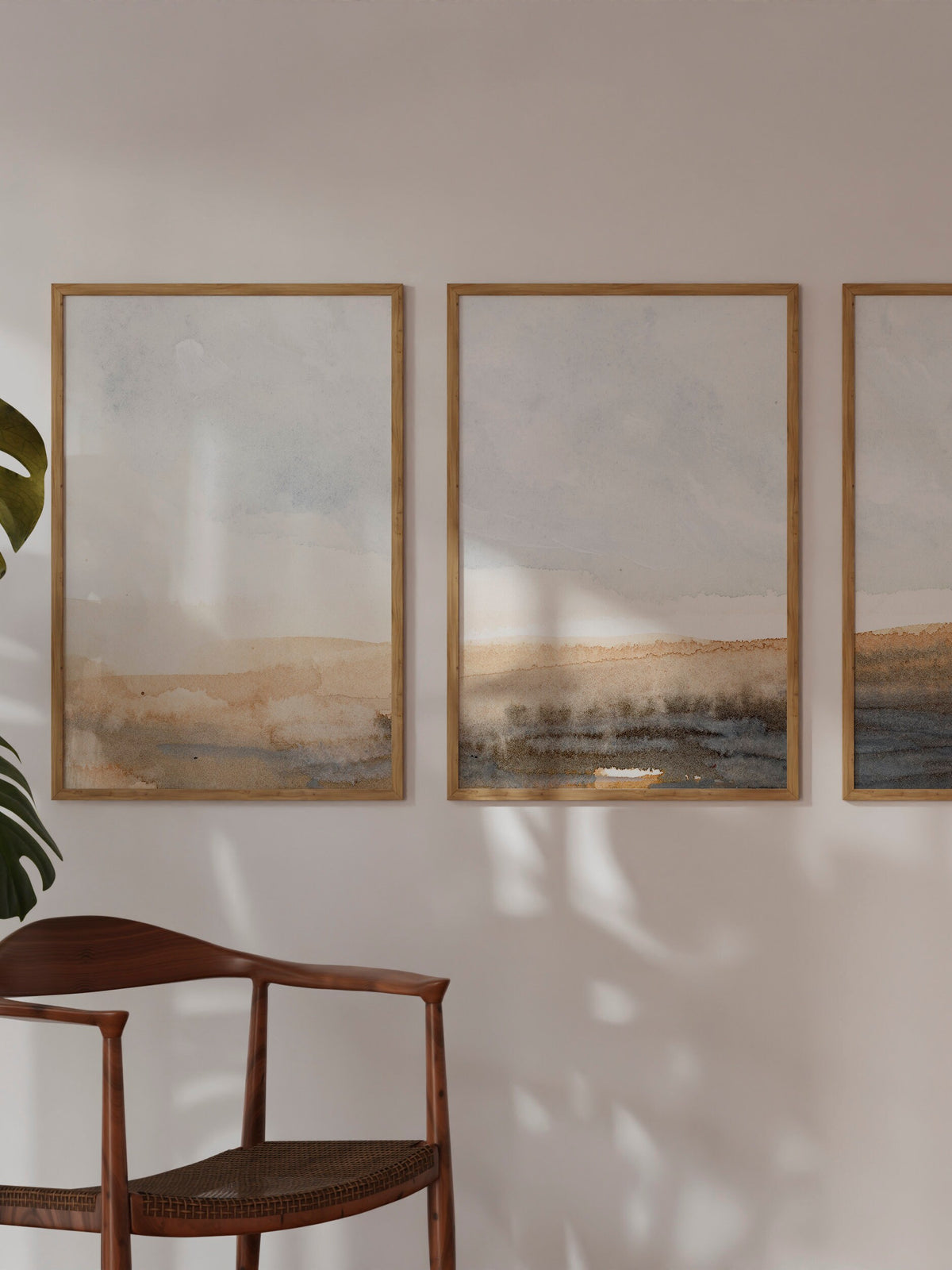 ART PRINTS Rust Landscape Set of Three | Set of Three Wall Art Prints | Set of 3 Abstract Wall Art Prints | Set of Three Wall Art Prints