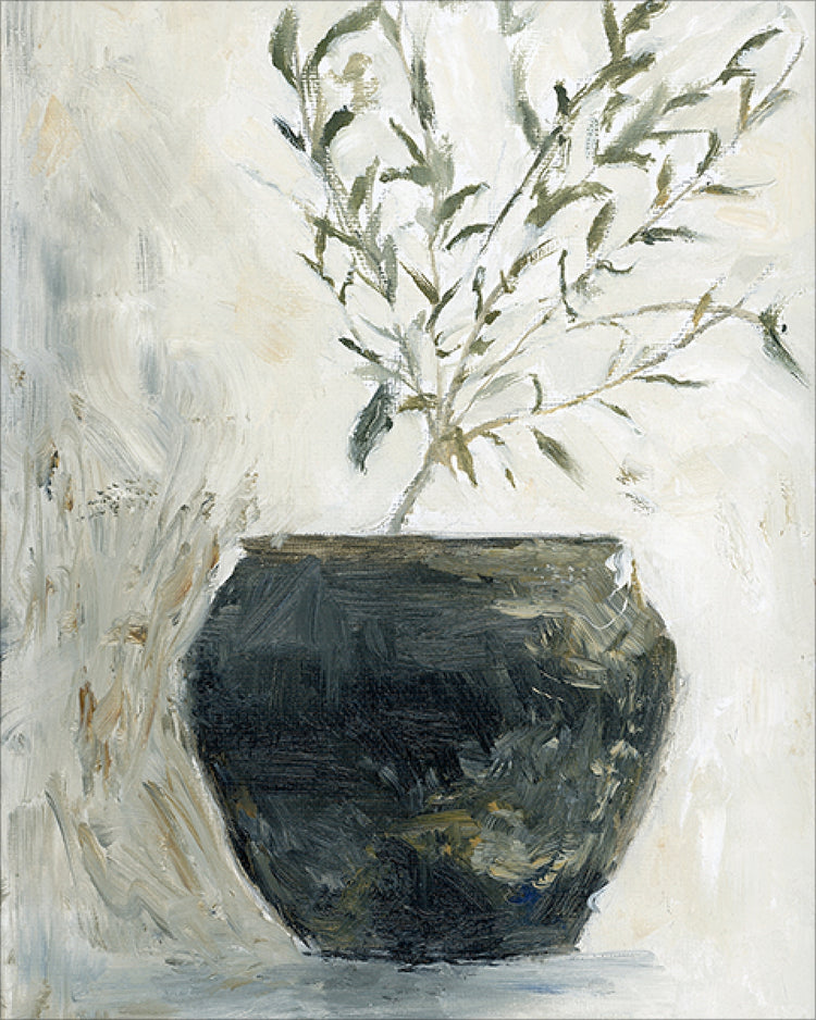 Framed Still Life Olive Tree. Frame: No Frame. Paper: Rag Paper. Art Size: 10x8. Final Size: 10'' X 8''