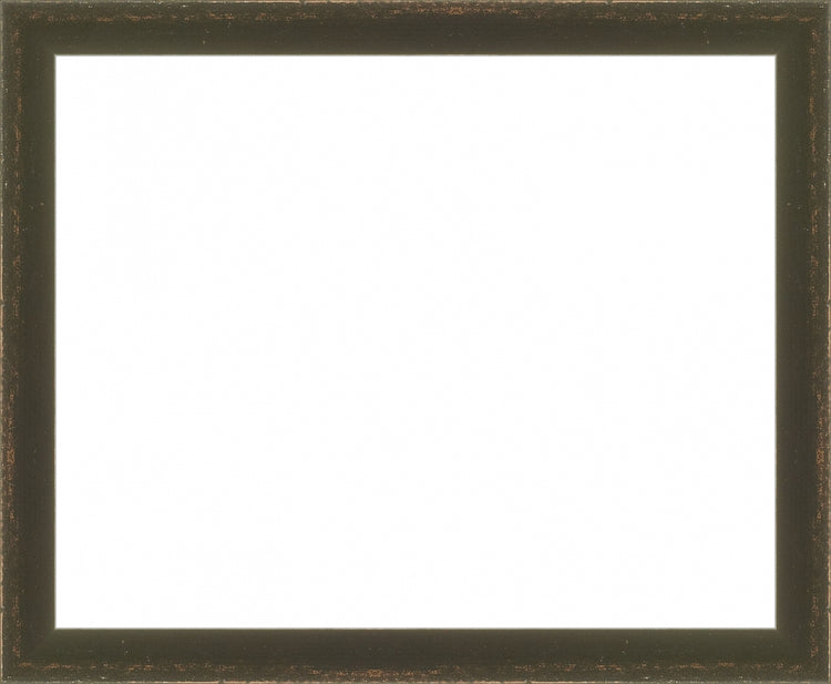 Rubbed Black Frame. Opening Size: 8x10. Final Size: 9'' X 11''