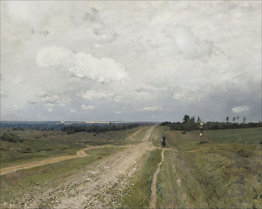 Framed Field Route. Frame: No Frame. Paper: Rag Paper. Art Size: 24x30. Final Size: 24'' X 30''