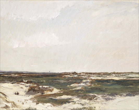 Framed Calais Dunes. Frame: No Frame. Paper: Rag Paper. Art Size: 11x14. Final Size: 11'' X 14''