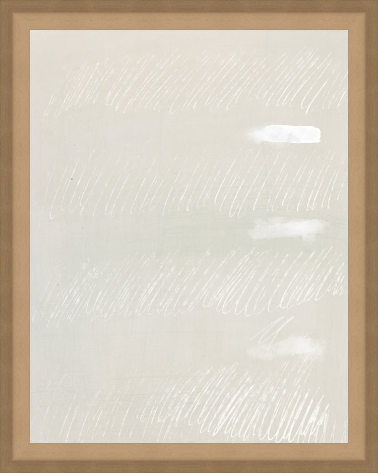 Framed Scribbles I. Frame: Bevel Sand. Paper: Rag Paper. Art Size: 9x7. Final Size: 10'' X 8''