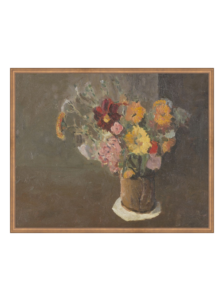Vintage Vase of Flowers II HoJ 2