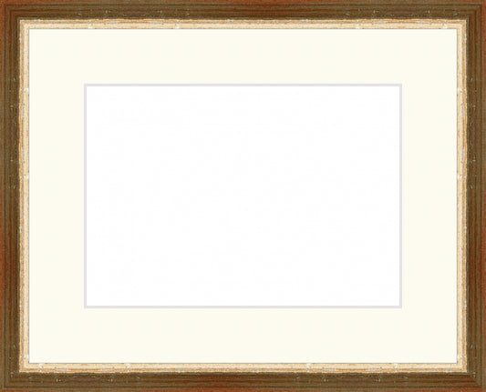 Thin Gray and Silver Frame. Opening Size: 5x7. Final Size: 8'' X 10''