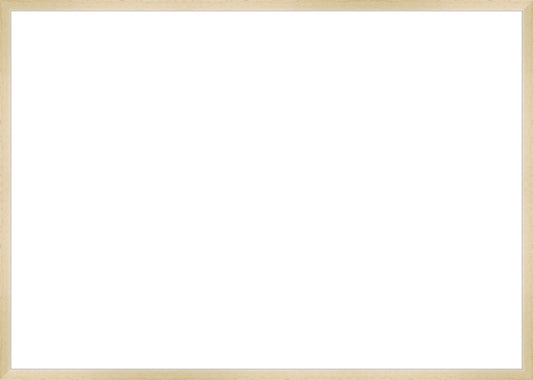 Natural Matte Wood Frame. Opening Size: 19x27. Final Size: 19'' X 27''