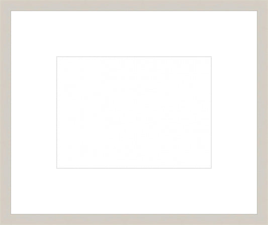 Just White Frame. Opening Size: 8x11. Final Size: 16'' X 19''