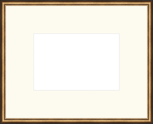 Distressed Gold and Black Frame. Opening Size: 10x15. Final Size: 21'' X 26''