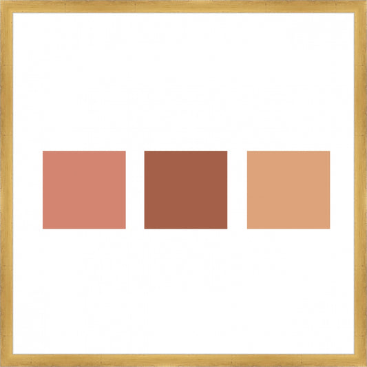 Uploaded Art:hues.jpg. Frame: Gold Leafed. Paper: Rag Paper. Art Size: 20x20. Final Size: 21'' X 21''