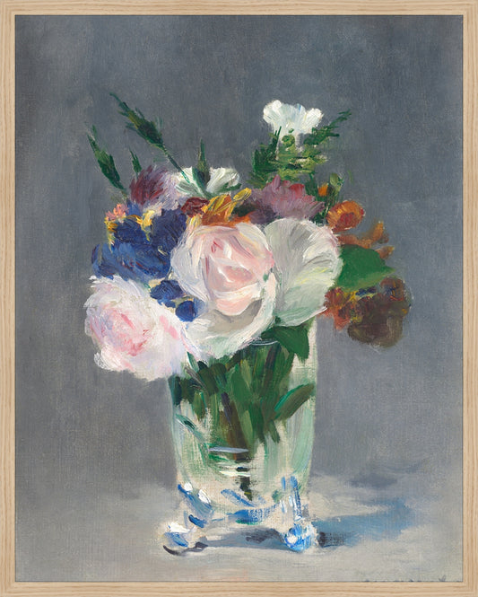 Framed Still Life. Frame: Natural Oak. Paper: Rag Paper. Art Size: 29x23. Final Size: 30'' X 24''