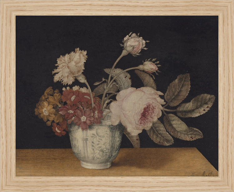 Vintage Vase of Flowers OAShop 2