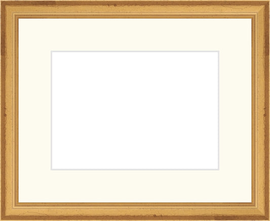 Traditional Gold Frame. Opening Size: 5x7. Final Size: 9'' X 11''