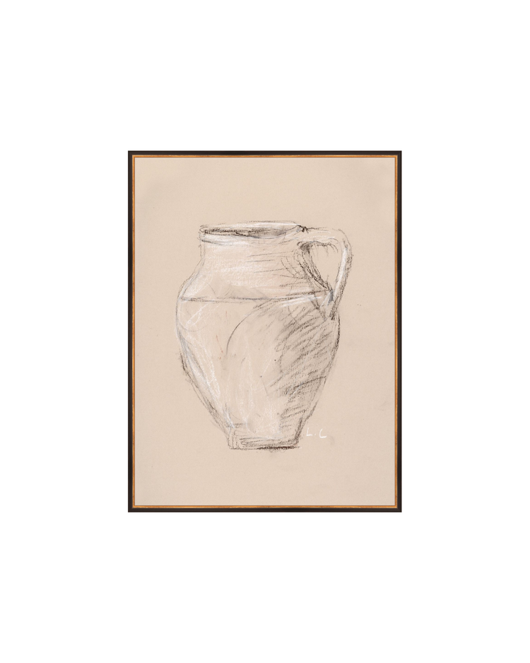 Vase Drawing Sepia HoJ