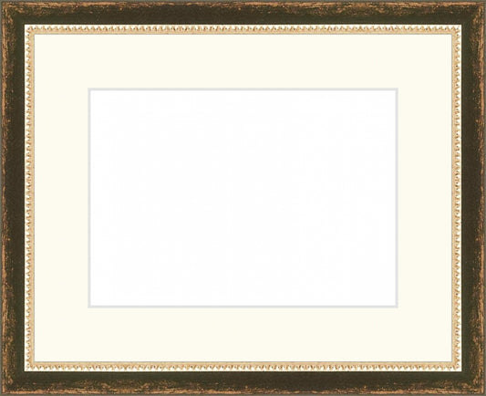 Black Silver Beaded Frame. Opening Size: 5x7. Final Size: 9'' X 11''