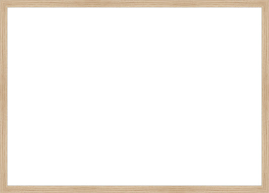 Natural Oak Frame. Opening Size: 19x27. Final Size: 20'' X 28''