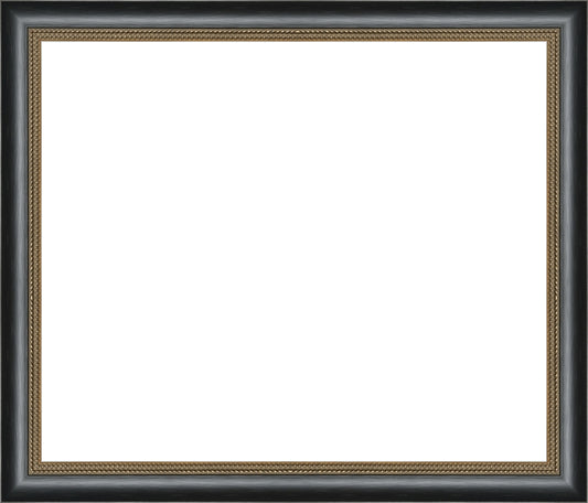 Ebony Beaded Frame. Opening Size: 15x18. Final Size: 17'' X 20''
