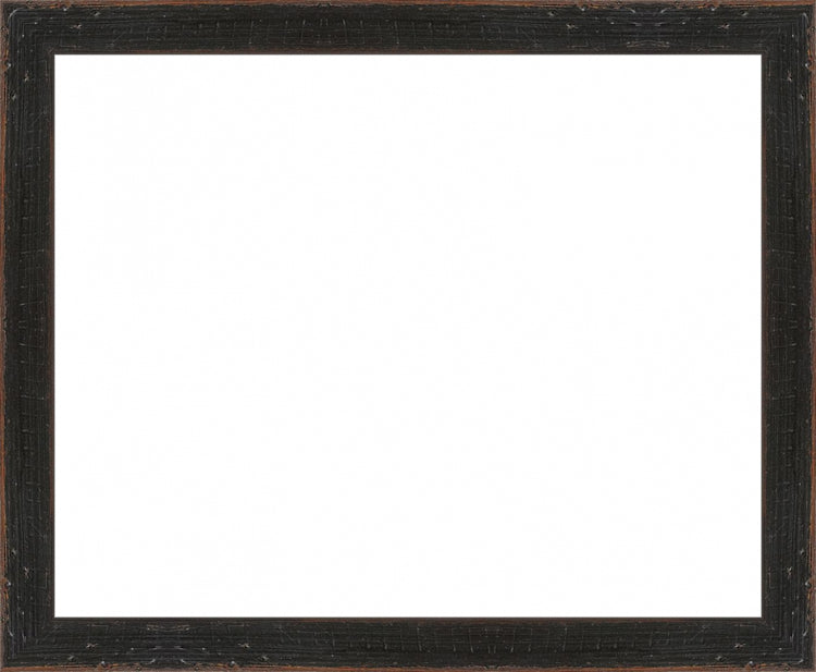 Distressed Black Frame. Opening Size: 8x10. Final Size: 9'' X 11''