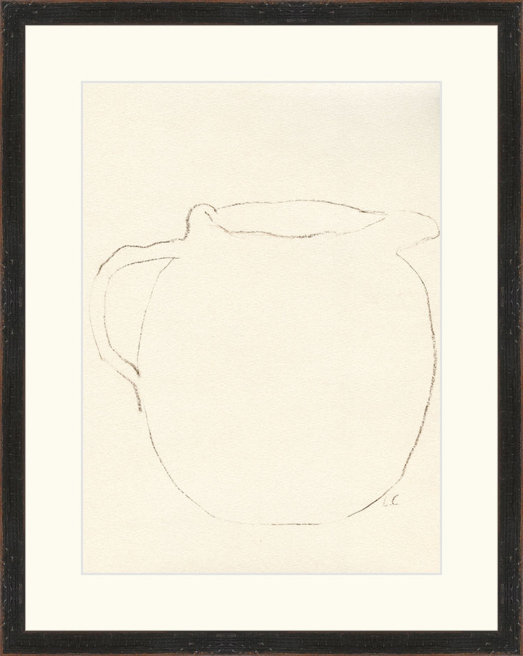 Uploaded Art:Vase Shape I.jpg. Frame: Distressed Black. Paper: Rag Paper. Art Size: 15x11. Final Size: 20'' X 16''