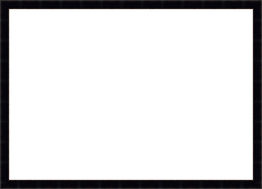 Rubbed Lacquered Black Frame. Opening Size: 19x27. Final Size: 20'' X 28''