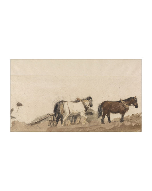 Watercolor Horses