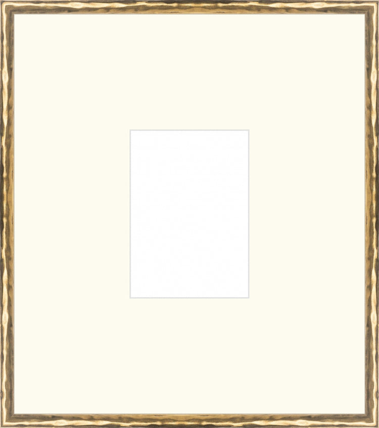 Gold Textured Frame. Opening Size: 7x5. Final Size: 17'' X 15''