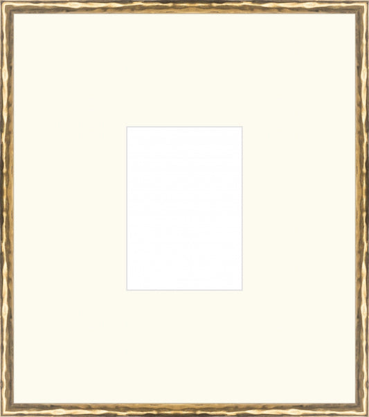 Gold Textured Frame. Opening Size: 7x5. Final Size: 17'' X 15''