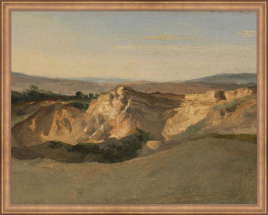 Framed Campagna. Frame: Timeless Bronze. Paper: Rag Paper. Art Size: 15x19. Final Size: 16'' X 20''