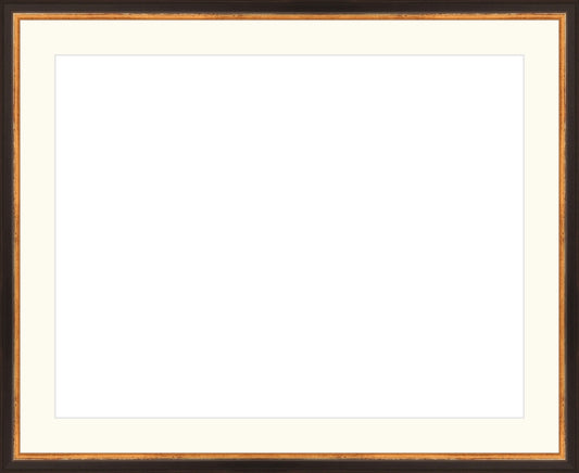 Traditional Black and Gold Frame. Opening Size: 14x18. Final Size: 18'' X 22''