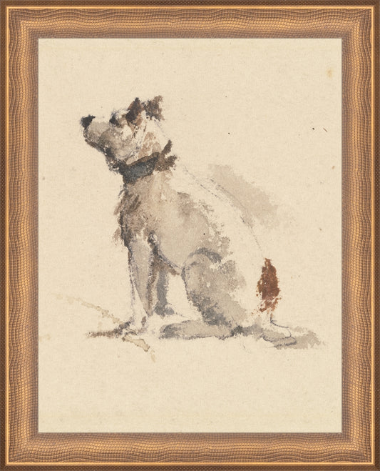 Framed Companion. Frame: Timeless Bronze. Paper: Rag Paper. Art Size: 9x7. Final Size: 10'' X 8''