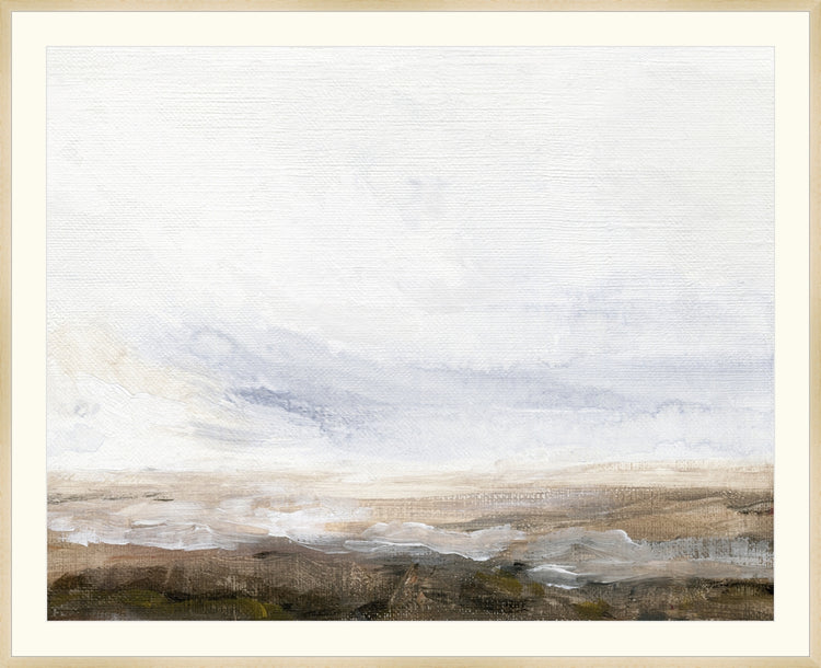 Framed Dunes. Frame: Natural Matte Wood. Paper: Rag Paper. Art Size: 30x38. Final Size: 34'' X 42''