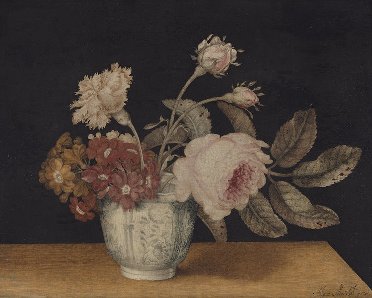 Vintage Vase of Flowers OAShop 2