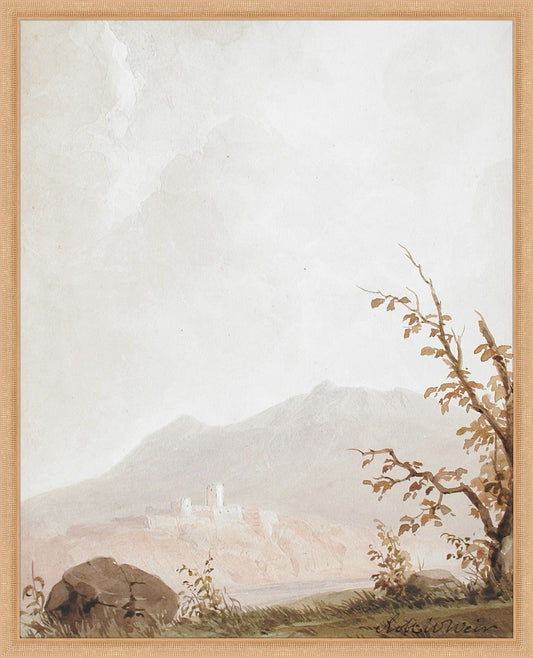 Uploaded Art:ITALIAN FIELDS 16x20.jpg. Frame: Gold Pattern Texture. Paper: Watercolor Paper. Art Size: 20x16. Final Size: 21'' X 17''