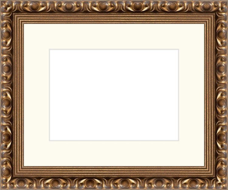 Gold Ornate Frame. Opening Size: 5x7. Final Size: 10'' X 12''