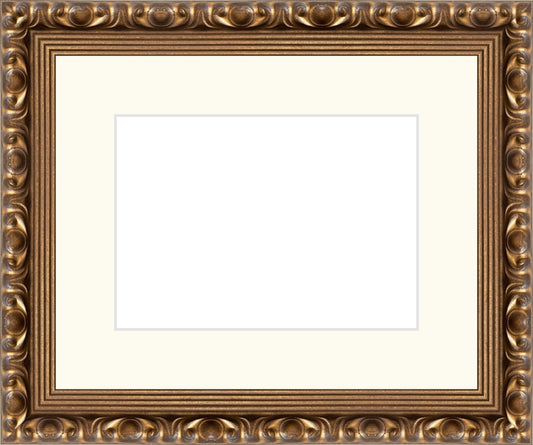 Gold Ornate Frame. Opening Size: 5x7. Final Size: 10'' X 12''