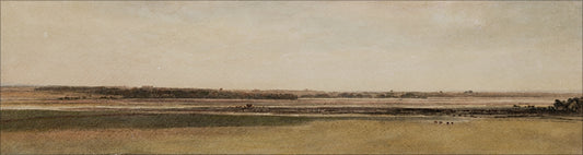 Framed Rust Meadow. Frame: No Frame. Paper: Rag Paper. Art Size: 8x30. Final Size: 8'' X 30''