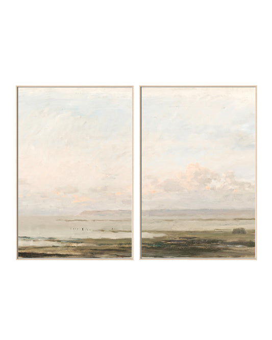Beach Landscape Set of Two