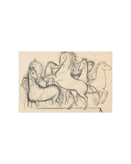 Charcoal Horses II