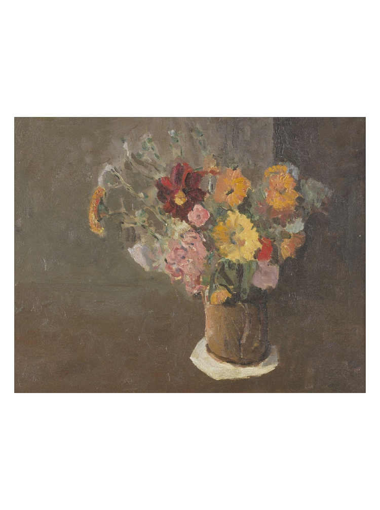Vintage Vase of Flowers II HoJ 2