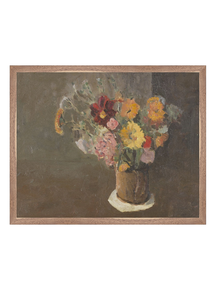 Vintage Vase of Flowers II HoJ 2
