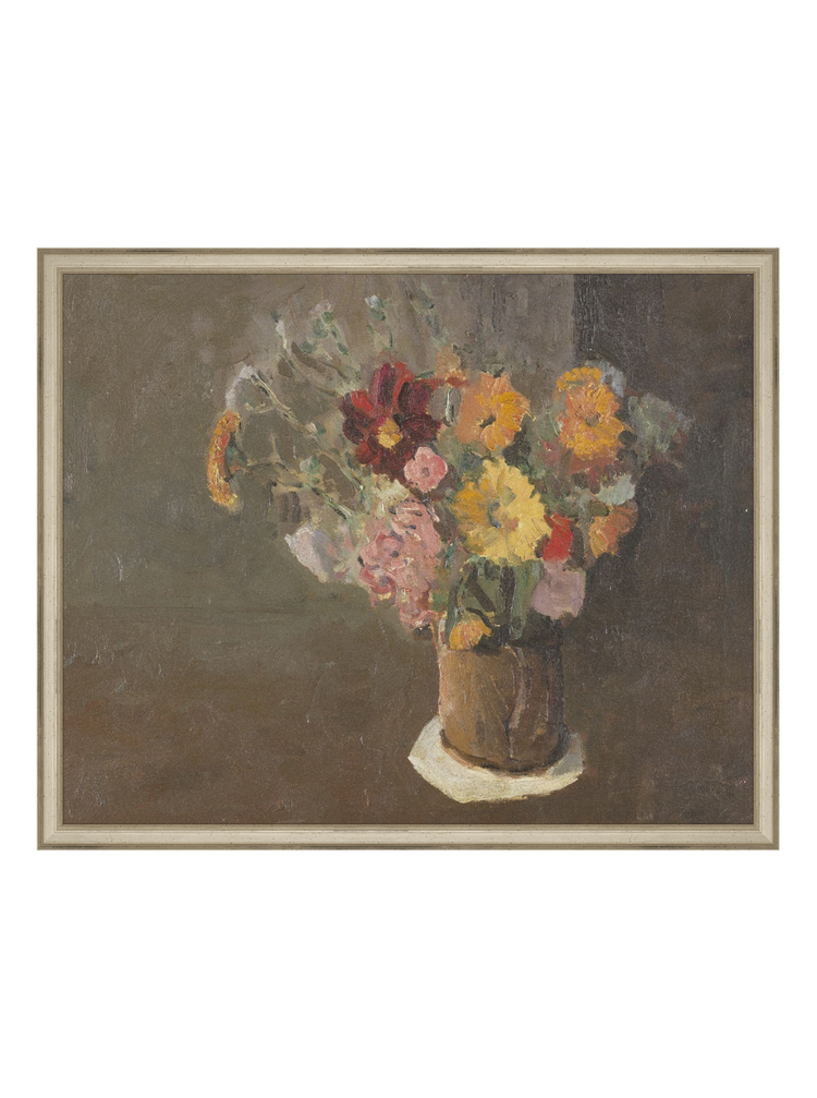 Vintage Vase of Flowers II HoJ 2
